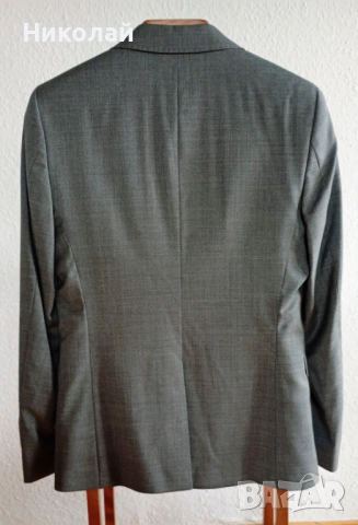 Мъжко сако 100% студена вълна + подарък, снимка 12 - Сака - 53605375