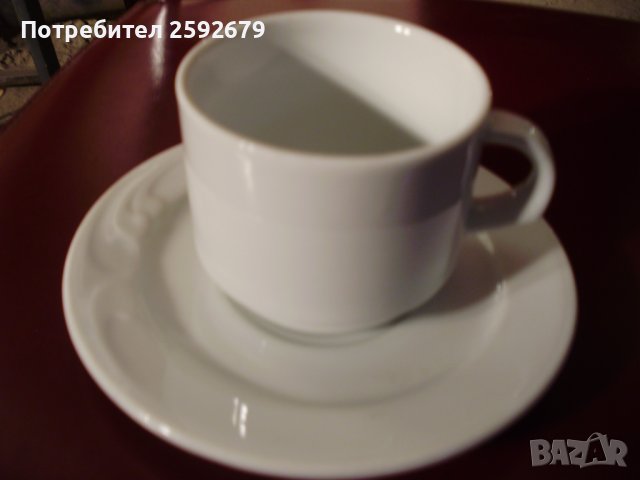 Порцеланови чаши с чинийки, снимка 4 - Обзавеждане за заведение - 41334159