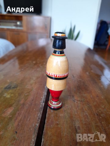 Стара дървена фигурка #8, снимка 2 - Колекции - 42483671