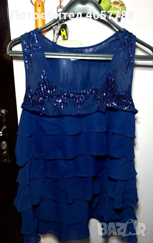 Изискана официална рокля в кралско синьо – Неразличима от нова!, снимка 2 - Рокли - 53729892