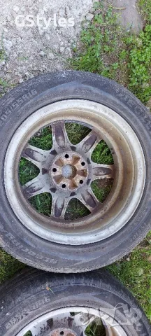 4бр лети джанти 5x112 6,5j 16h2 et 35 с летни гуми 205/55/16 , снимка 3 - Гуми и джанти - 47735025