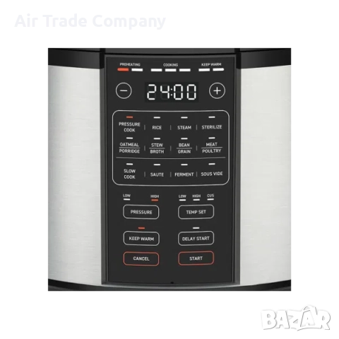 Мултикукър за готвене под налягане Cosori CMC-CO601-SEU, 5.7L, Черен, снимка 3 - Мултикукъри - 51680944