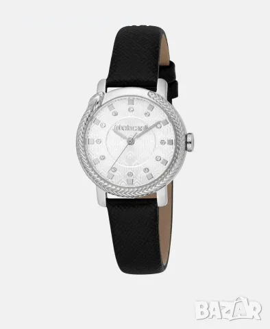 Чисто нов дамски часовник Roberto Cavalli Watch Solina, сив цвят