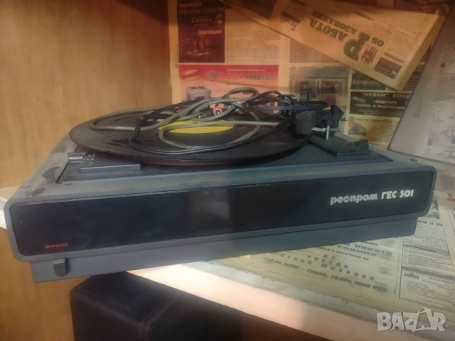 Грамофон и озвучител., снимка 2 - Грамофони - 52462419