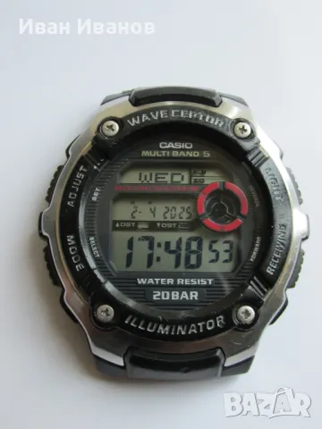 Casio WV-M200 Wave Ceptor Multi Band 5 20 BAR Касио радиосверяем
