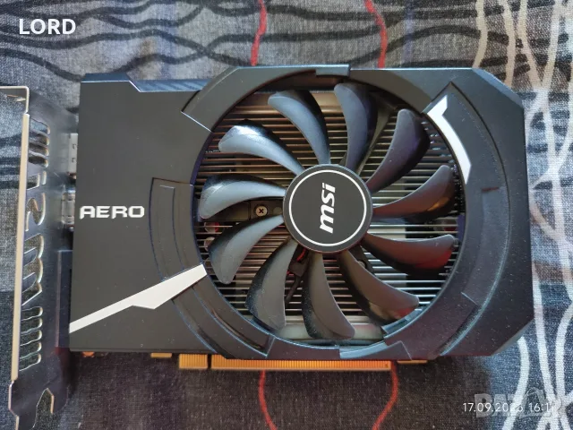 Видеокарта GTX 1050Ti 4GB Msi Aero 