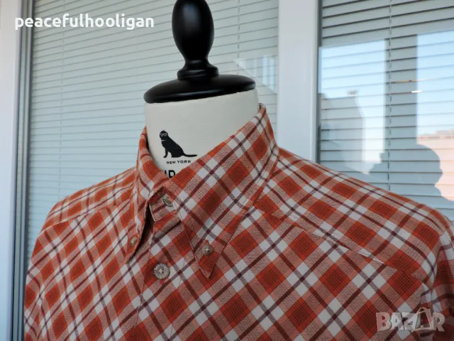 Schoffel - мъжка карирана риза за туризъм  с дълъг ръкав размер XL , снимка 4 - Ризи - 49781441