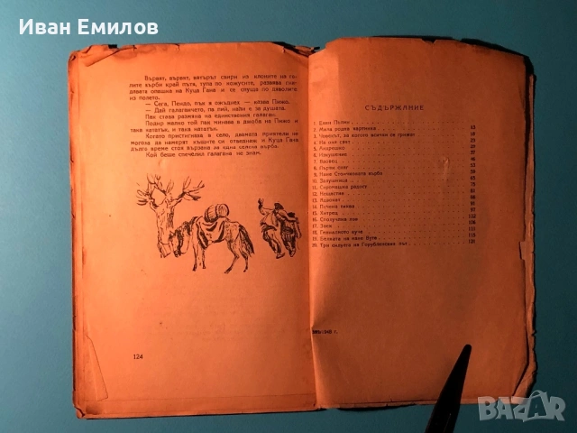 Стара Книга за Юноши Мили Родни Картинки Елин Пелин 1948 г., снимка 6 - Българска литература - 53634804