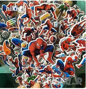 3D Спайдърмен лист самозалепващи лепенки ръчна изработка декорация и др, снимка 3 - Други - 41376304
