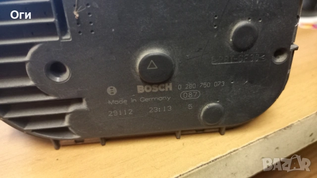 Дроселово клапа за Алфа Ромео 147 1.6 16V 0 280 750 073, снимка 2 - Части - 53112501