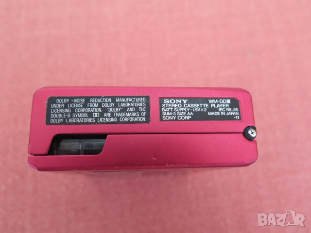 Sony walkman quartz WM-DD3 Red,1989г, снимка 10 - Радиокасетофони, транзистори - 41789336