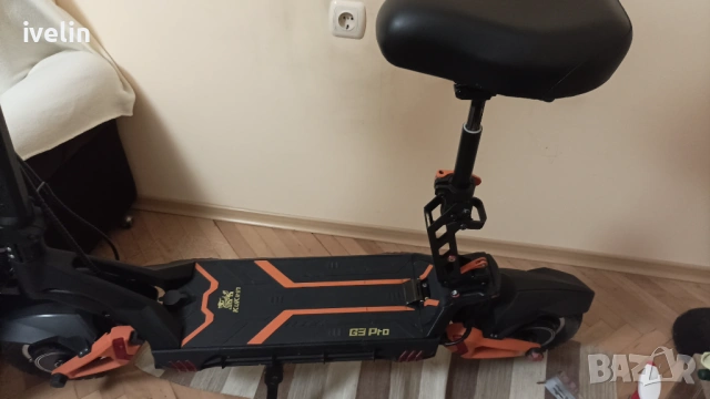 Електрическа тротинетка KuKirin G3 Pro – 48V 1200W x2 , снимка 2 - Велосипеди - 53139430