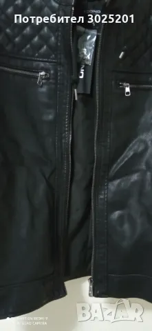 Мотор Стил Мъжко Кожено Яке, снимка 2 - Якета - 47855796