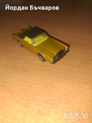 Lincoln Continental Matchbox Made in Bulgaria стара мет. количка