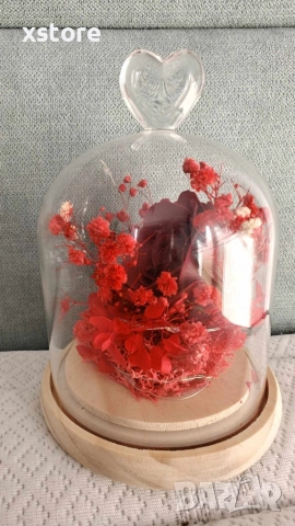 Роза в стъкленица подходяща за всяка дама, снимка 5 - Подаръци за жени - 52793472