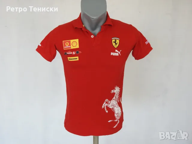 Тениска PUMA — Деца размер L Червено