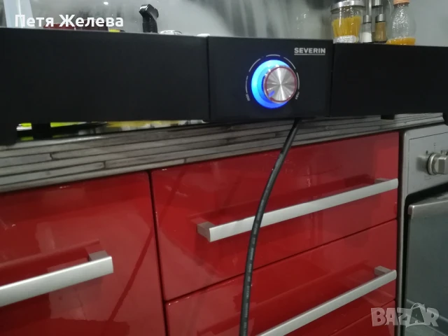 Електрическа скара SEVERIN (PG 8563)-2200w с регулируем термостат, снимка 8 - Скари - 50738997