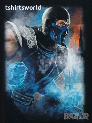 Нова детска тениска с дигитален печат героя от Mortal Kombat - Sub Zero (Суб Зиро), MK, снимка 2 - Детски тениски и потници - 36350006