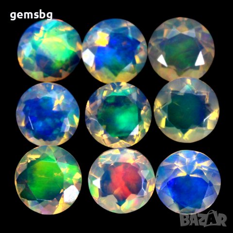 Естествен огнен опал 5мм