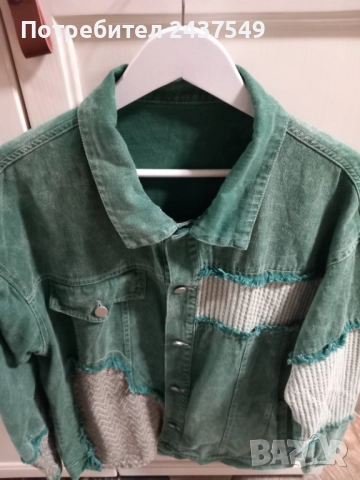 дънково яке винтидж / jeans jacket, снимка 6 - Якета - 52648441