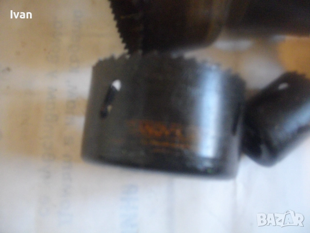 Немска боркорона за кръгли отвори от ф38мм до ф102мм Старо качество масивни, снимка 16 - Други инструменти - 51555562