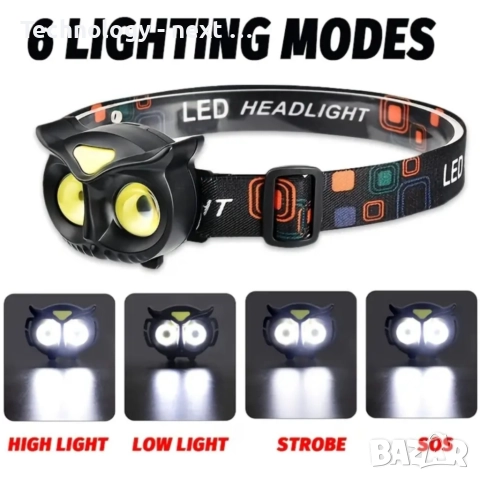 Фенерче за открито тип C, LED, форма на бухал, регулируемо, водоустойчив, снимка 3 - Друга електроника - 52644469