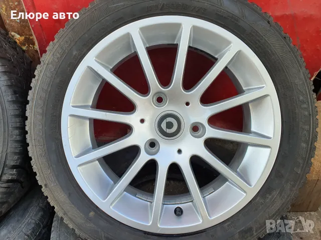 Джанти с гуми за Smart Fortwo 15", снимка 5 - Гуми и джанти - 47357473