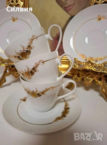 Чаши с чинийки ROSENTHAL , снимка 9 - Антикварни и старинни предмети - 52678022