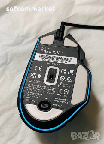 Геймърска мишка Razer Basilisk V3 с гаранция, снимка 6 - Клавиатури и мишки - 53732260