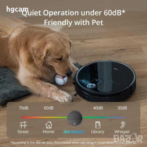 360 S10 Robot Vacuum Mop - Робот за почистване - Домашна прахосмукачка, снимка 4 - Прахосмукачки - 50486730