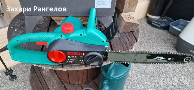 🪚 ЕЛЕКТРИЧЕСКИ ВЕРИЖЕН Трион/Резачка BOSCH AKE 35 S – 1800 W, ШИНА 35 СМ, снимка 7 - Градински инструменти - 55921723