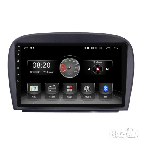 Мултимедия, Двоен дин, за Mercedes SL R230, с Android, Навигация, SL350, SL500, SL55, SL600, SL65, снимка 5 - Аксесоари и консумативи - 41046930