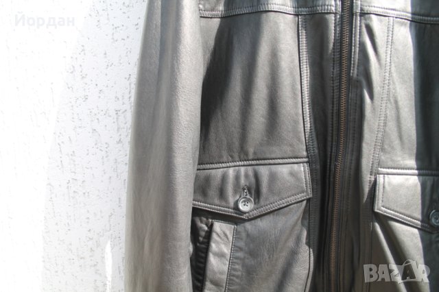 Мъжко кожено яке ''Pierre Cardin '', снимка 5 - Якета - 42435185
