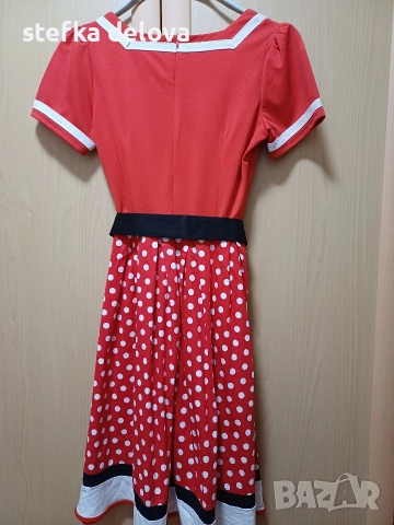 Продавам рокля тип ретро, снимка 5 - Рокли - 52913070