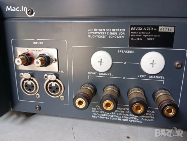 REVOX A-740 stereo power amplifier, снимка 11 - Ресийвъри, усилватели, смесителни пултове - 51049024