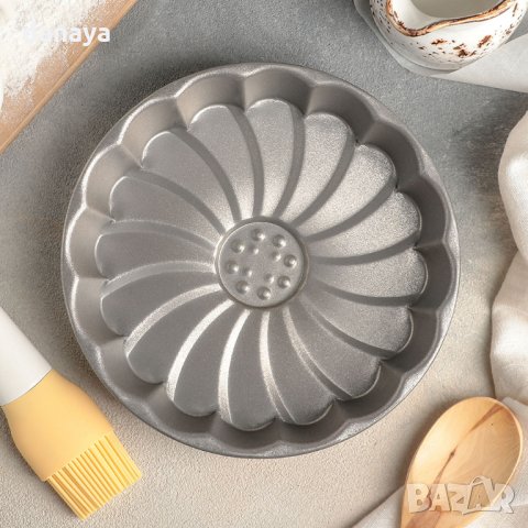 2690 Мини форма за печене Цветенце, 18×3.5 cm, снимка 3 - Форми - 35712590
