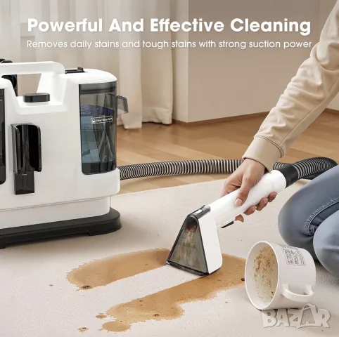 Lubluelu Upholstery Cleaner Model: V6, снимка 2 - Прахосмукачки - 56107803