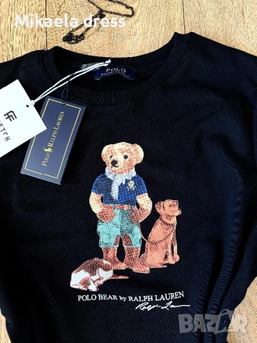 Нов син памучен суичър на Polo Ralph Lauren. Суперсвеж и готов за носене. Подходящ за всекидневието., снимка 6 - Суичъри - 52150522