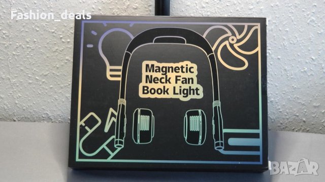 Нов уред 3 в 1 Лампа за четене на врата с личен вентилатор и Powerbank, снимка 8 - Други стоки за дома - 42238428
