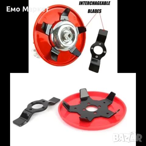 Комплект диск с предпазна плоча за тример за косене