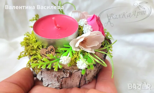 Ръчно изработени декорации и свещници, снимка 16 - Декорация за дома - 50383880