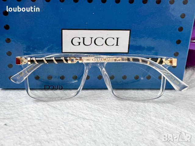 Gucci диоптрични рамки ,прозрачни слънчеви очила,очила за компютър, снимка 11 - Слънчеви и диоптрични очила - 44465602