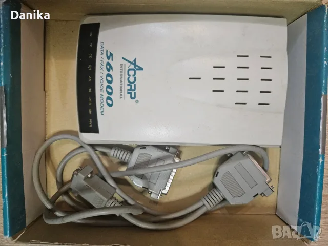 Външен RS-232 модем Voice / Fax / Data Acorp 56000 (56K)