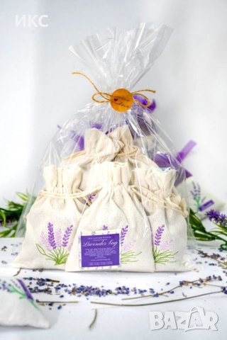 Лавандулови торбички, саше лавандула, натурален цвят, персонализиран етикет, едро и дребно, снимка 9 - Декорация за дома - 52668708