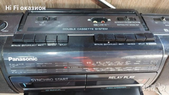 Касетофон Panasonic RX-FT500, снимка 6 - Радиокасетофони, транзистори - 52802596