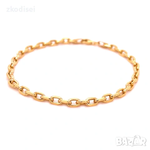 Златна дамска гривна 4,02гр 20,0см. 14кр. проба:585 модел:36932-5, снимка 2 - Гривни - 53628783