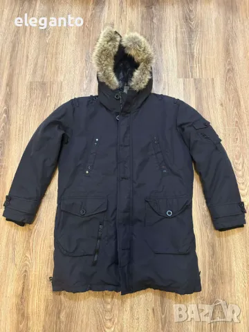 Мъжа пухена парка HUGO BOSS Orange с койот качулка , 52/Л размер , снимка 1