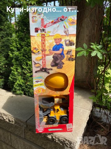 Детска играчка кран Volvo 1м височина , каска , багери и др - над 3 год +, снимка 7 - Коли, камиони, мотори, писти - 41039248