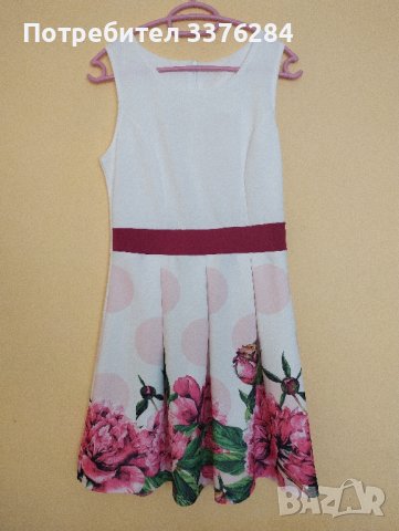 Дамска рокля на цветя, снимка 3 - Рокли - 41876570