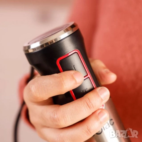 Ръчен пасатор Solac Pro 1201 – 1200W, 4 ножа, Turbo функция, стоманена приставка, мерителна чаша, снимка 4 - Друга електроника - 51896286